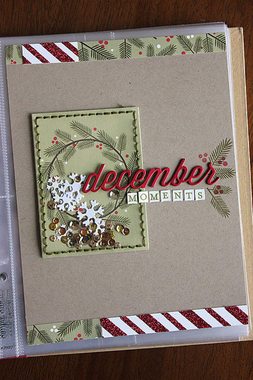 size: 6&quot; x 8&quot;<br />
<br />
stamps: Monthly Moments: December, Type Strips II<br />...