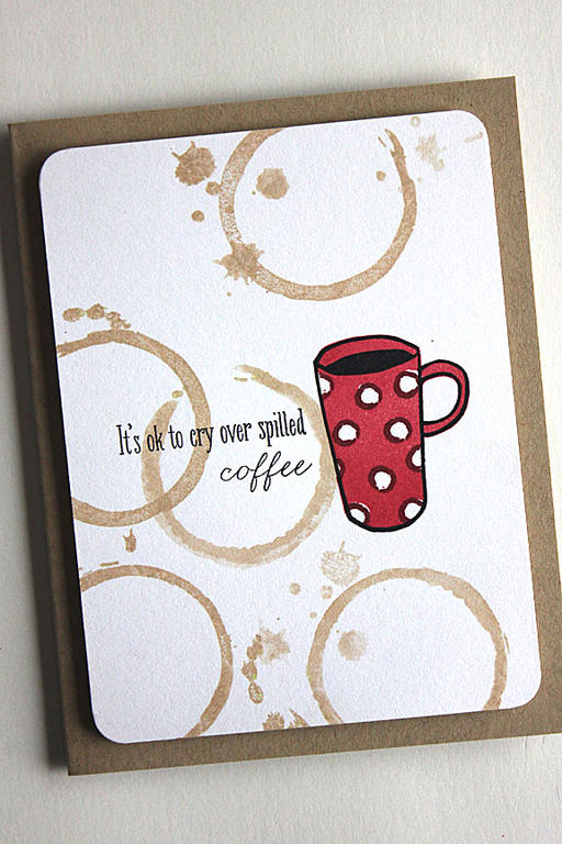 size: 4 1/4&quot; x 5 1/2&quot;<br />
<br />
stamps: Drips &amp; Dribbles<br />
<br />
ink:...