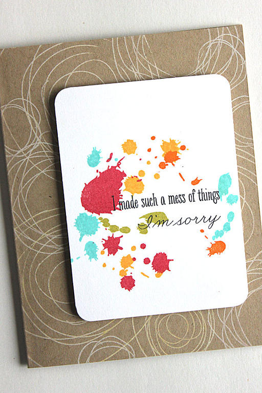 size: 4 1/4&quot; x 5 1/2&quot;<br />
<br />
stamps: Drips &amp; Dribbles, Circle Scribbles<br...