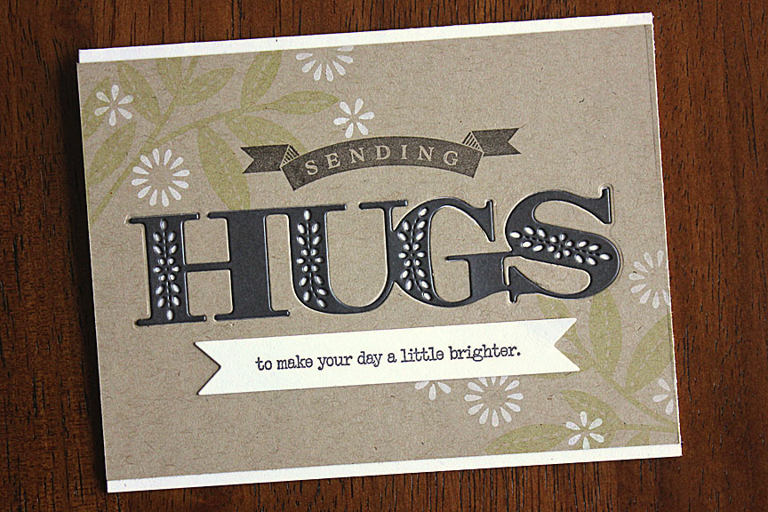 size: 5 1/2&quot; x 4 1/4&quot;<br />
<br />
stamps: Big Hugs, Songbirds<br />
<br />
ink:...