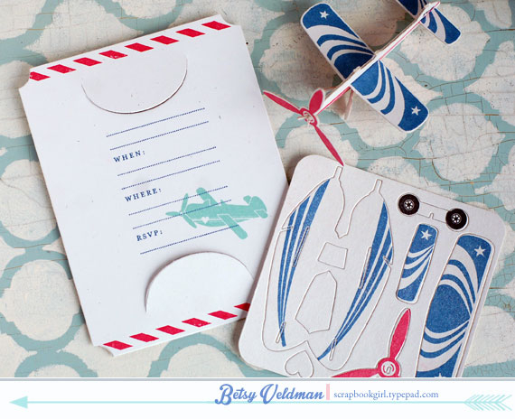 stamps: love you to pieces: airplane, keep it simple: you&#039;re invited, type strips II, by...