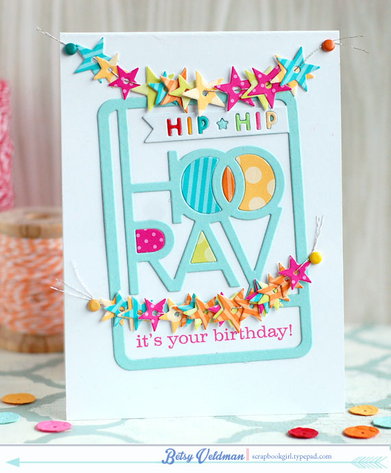 stamps: Phrase Play #11<br />
ink: raspberry fizz<br />
dies: phrase play #11, shaker shapes:...