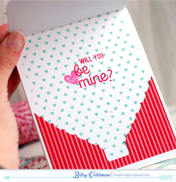 stamps:  give me a hand, love you to pieces additions, background basics: hearts<br />
ink:...