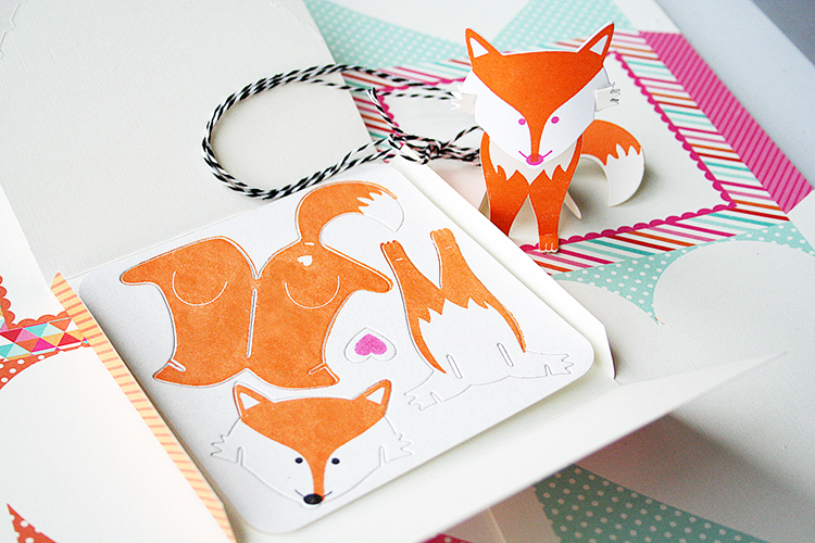 STAMPS: Love You to Pieces: Fox, Love You to Pieces: Additions<br />
INK: Orange Zest,...