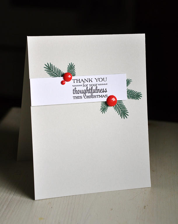 Stamps: Monthly Moments: December<br />
Ink: Pinefeather and True Black<br />
Cardstock: Soft...