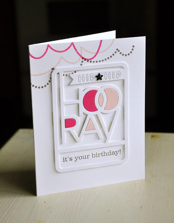 Stamps: Birthday Style and Phrase Play #11<br />
Ink: Smokey Shadow, Sweet Blush and Raspberry...
