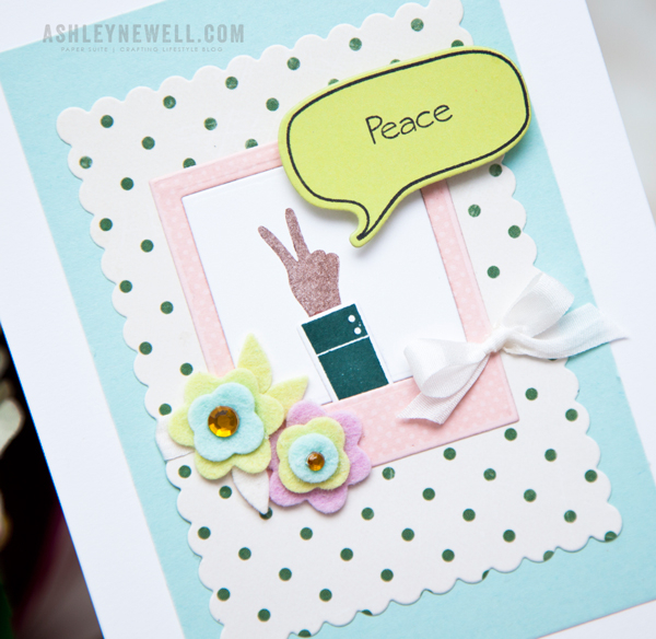 Supplies<br />
<br />
Stamps: Give Me a Hand, Just Smile<br />
Inks: Pinefeather, Dark...