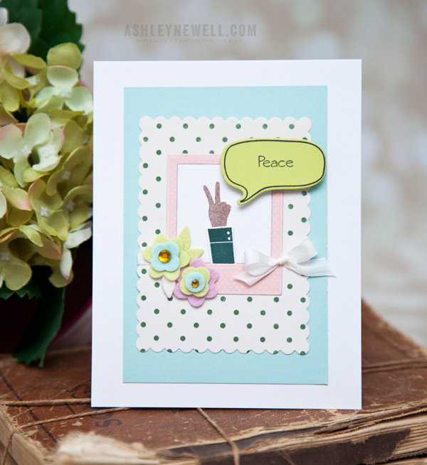 Supplies<br />
<br />
Stamps: Give Me a Hand, Just Smile<br />
Inks: Pinefeather, Dark...