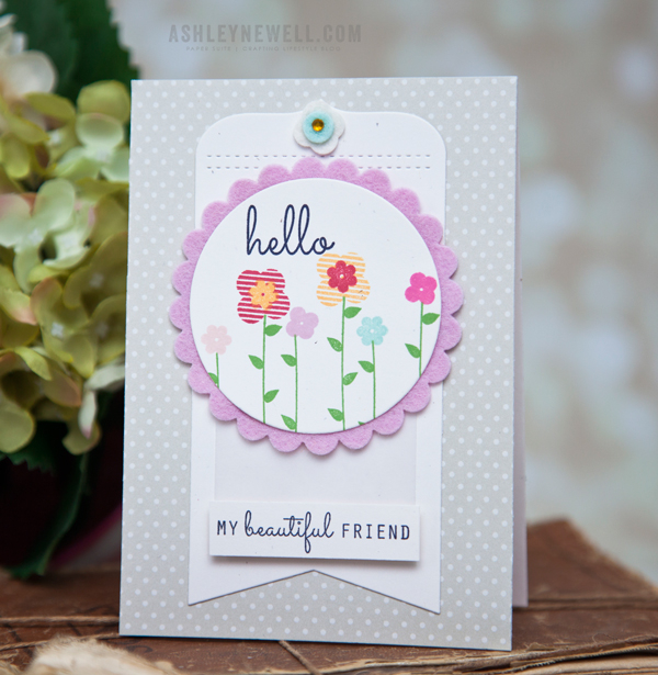 Supplies<br />
<br />
Stamps: Hello There<br />
Inks: Pure Poppy, Raspberry Fizz, Sweet...
