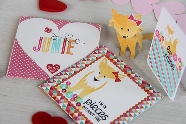 Stamps: Love You To Pieces: Fox, Love You To Pieces Additions, Simply Framed, Headline...