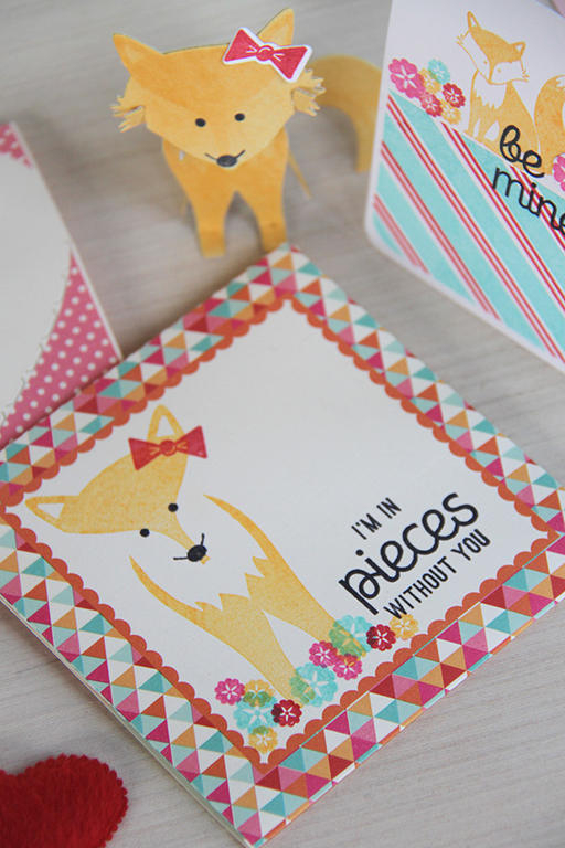 Stamps: Love You To Pieces: Fox, Love You To Pieces Additions, Simply Framed, Headline...