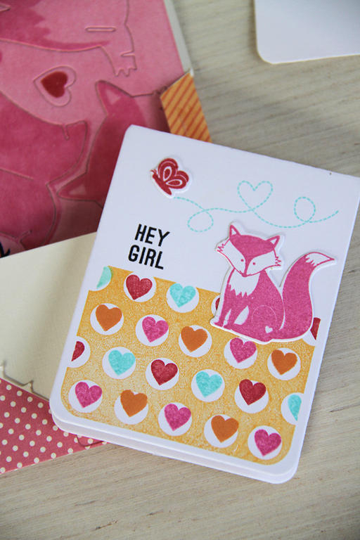 Stamps: Love You To Pieces: Fox, Love You To Pieces Additions, Simply Framed, Headline...