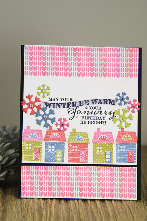 Stamps: Tinsel &amp; Tags House Additions, Birthday Classics: <br />
<br />
January, BB:...