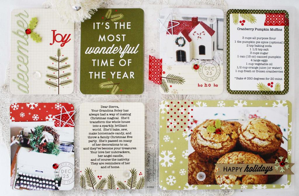 Papertrey Ink Supplies Used:<br />
Stamps:<br />
Monthly Moments:  December<br />
Tools:<br...