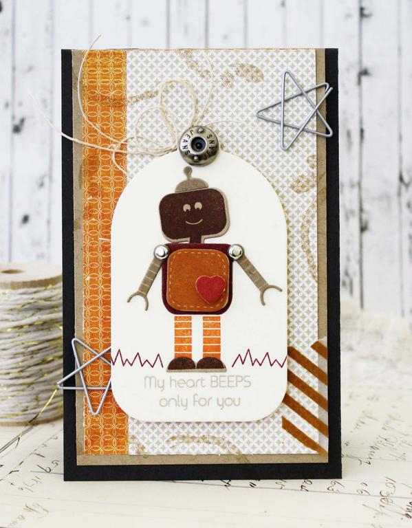 Papertrey Ink Supplies Used:<br />
Stamps:<br />
Little Human, and Drips &amp; Dribbles<br />...