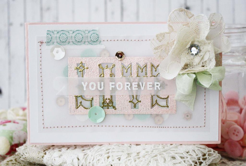 Papertrey Ink Supplies Used:<br />
Stamps:<br />
Love Notes<br />
Cardstock:<br />
White and...