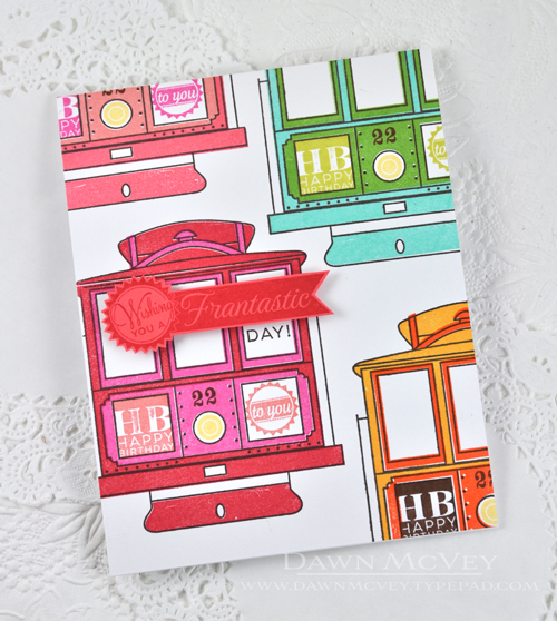 Paper: stamper&#039;s select white, berry sorbet<br />
Stamps: Cable Gram<br />
Ink: smokey...