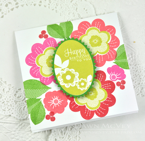 Paper: stamper&#039;s select white, new leaf<br />
Stamps: 2015 Birthday Tags, Ruby Rose<br />...