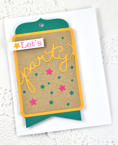 Paper: stamper&#039;s select white, tropical teal, raspberry fizz, summer sunrise, kraft<br />...