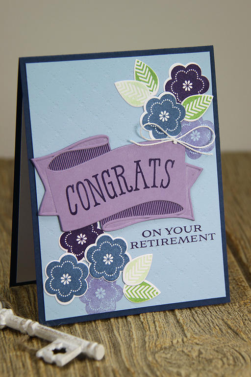 Stamps: Happy Notes, Banner Banter, Congrats All Ways<br />
Dies: Happy Notes, Banner Banter,...