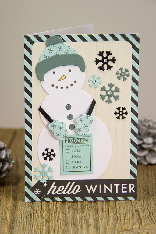 Stamps: Monthly Moments: January, Shape Up Snowman Accessories<br />
Dies: Monthly Moments:...