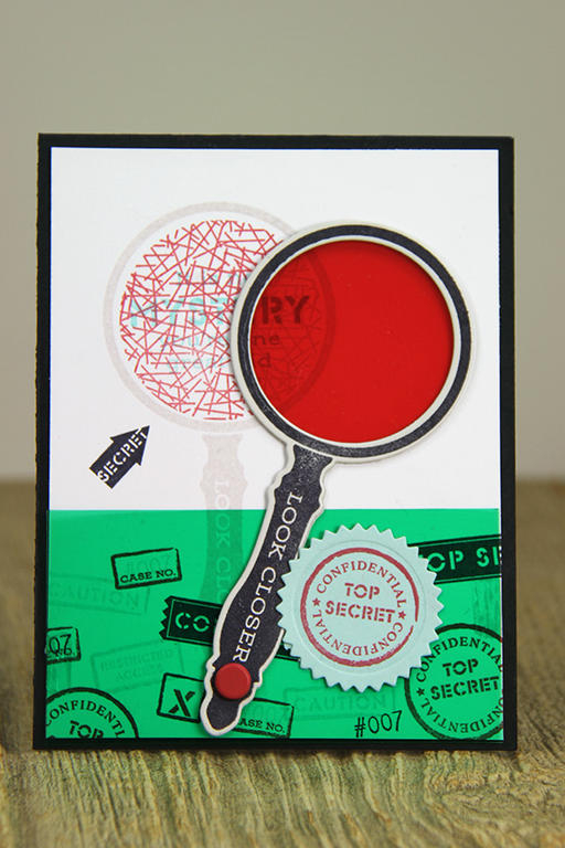 Stamps: Secret Agent<br />
Dies: Secret Agent<br />
Red and Green Transparency<br />...