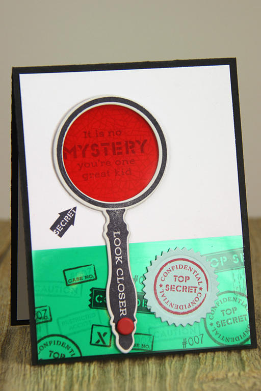 Stamps: Secret Agent<br />
Dies: Secret Agent<br />
Red and Green Transparency<br />...