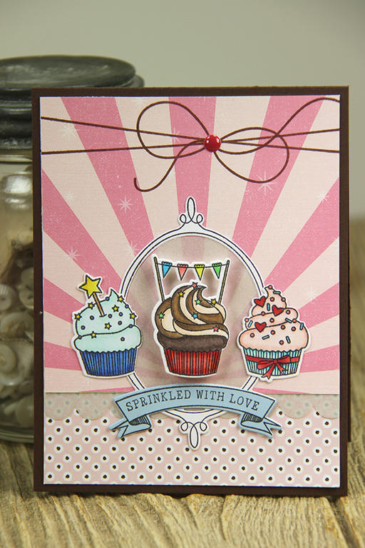 Stamps: Baker&#039;s Dozen, No Strings Attached<br />
Dies: Baker&#039;s Dozen, Small Scallop...