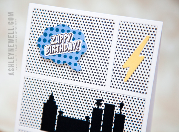 Stamps: Zappy Birthday<br />
<br />
Ink: smokey shadow<br />
<br />
Cardstock: white, pure...