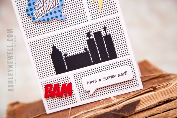 Stamps: Zappy Birthday<br />
<br />
Ink: smokey shadow<br />
<br />
Cardstock: white, pure...