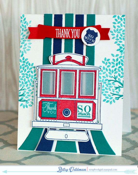 stamps: cable gram, through the trees, bountiful banners<br />
ink: tropical teal, pure poppy,...