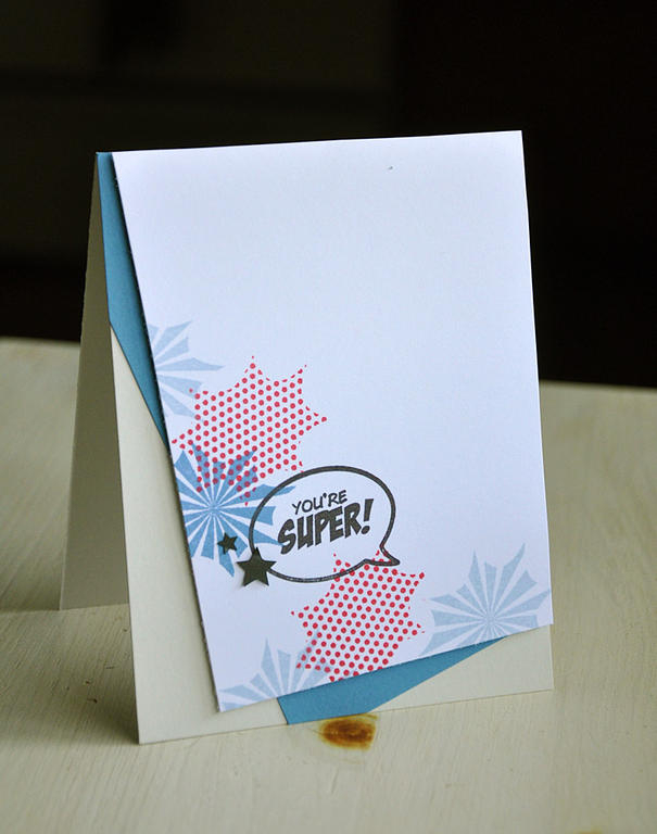 Stamps: Zappy Birthday<br />
Ink: blueberry sky, pure poppy and spring rain<br />
Cardstock:...