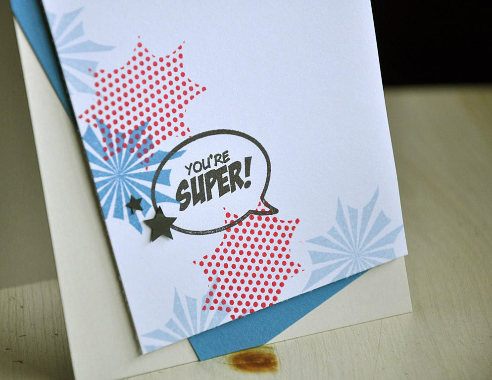 Stamps: Zappy Birthday<br />
Ink: blueberry sky, pure poppy and spring rain<br />
Cardstock:...