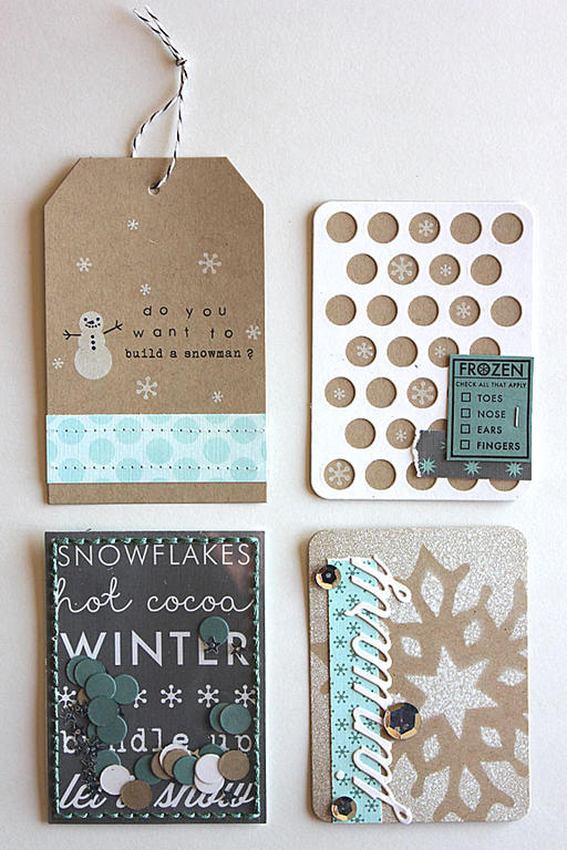 size: about 3&quot; x 4&quot;<br />
<br />
stamps: Monthly Moments: January, Simple...