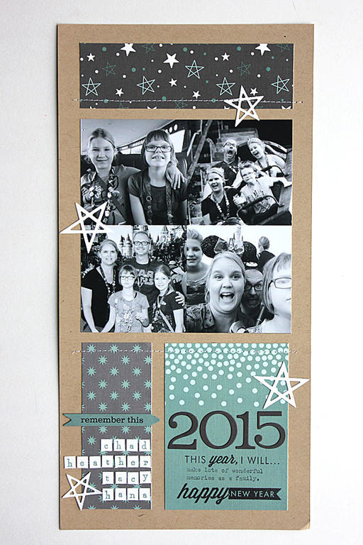 size: 6&quot; x 12&quot;<br />
<br />
stamps: Monthly Moments: January, Type Bits II, A Few...