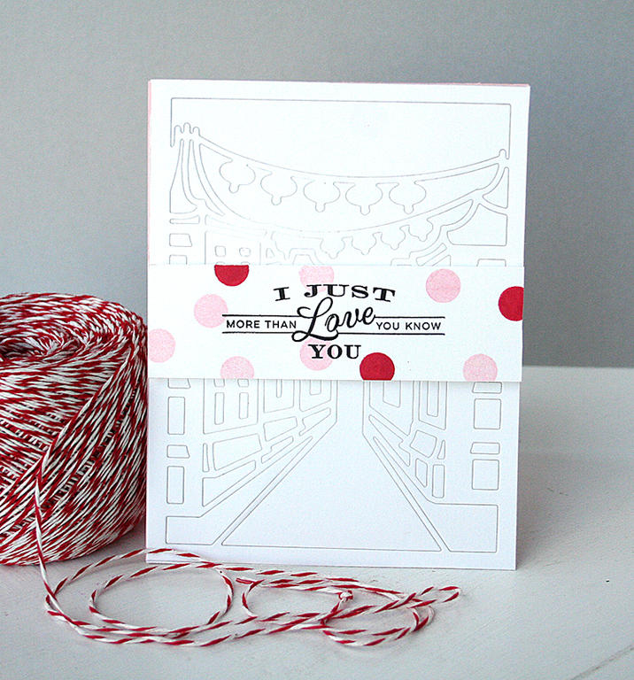 STAMPS: Cable Gram, Polka Dot Basics III<br />
INK: Sweet Blush, Pure Poppy, True Black<br />...