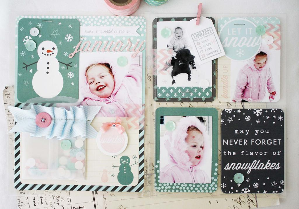 Papertrey Ink Supplies Used:<br />
Stamps:<br />
Monthly Moments:  January<br />
Tools:<br />...