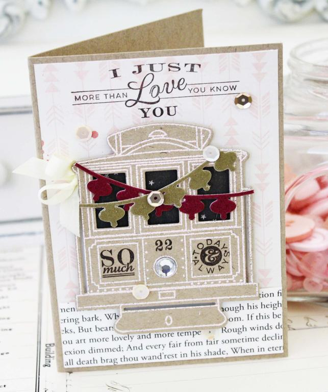 Papertrey Ink Supplies Used:<br />
Stamps:<br />
Cable Gram<br />
Ink:<br />
Smokey...