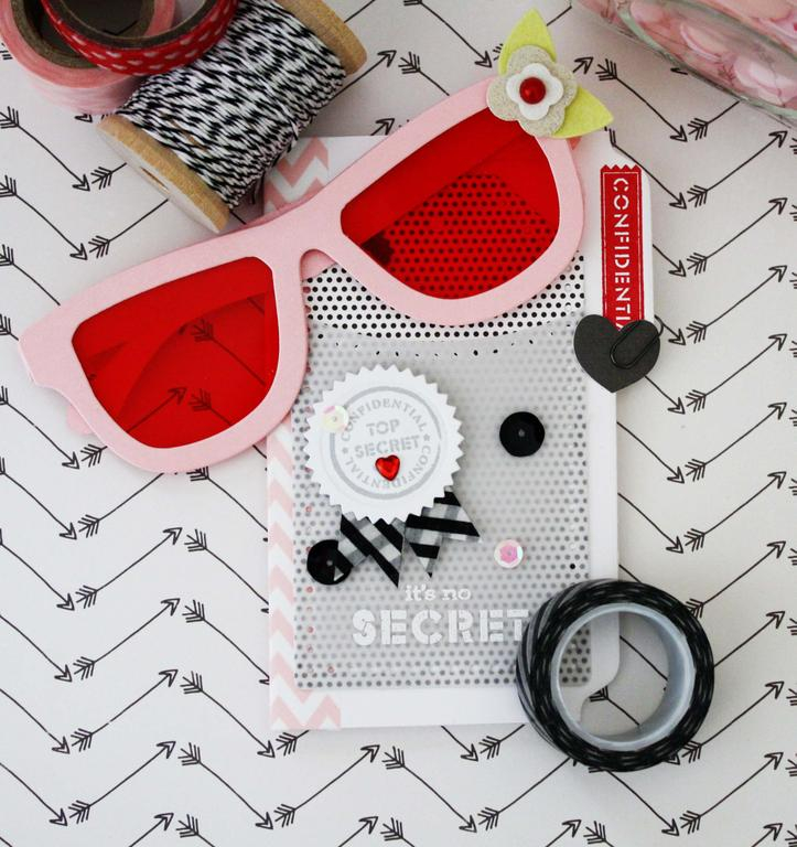 Papertrey Ink Supplies Used:<br />
Stamps:<br />
Secret Agent<br />
Tools:<br />
Secret...