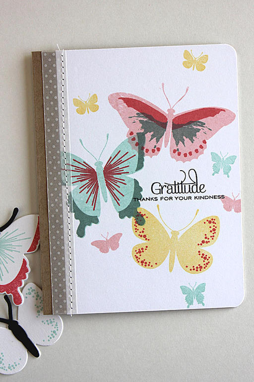 size: 4 1/4&quot; x 5 1/2&quot;<br />
<br />
stamps: Beautiful Butterflies, Beautiful...