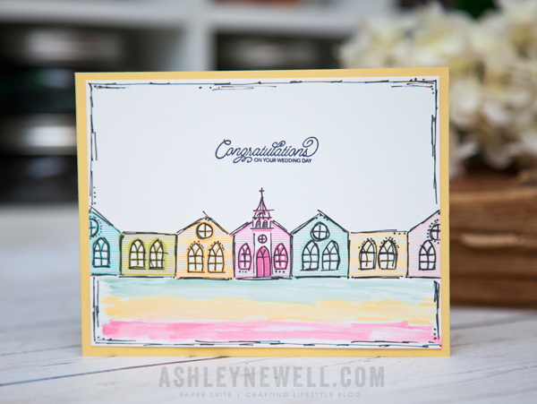 Supplies<br />
<br />
Stamps: Petite Places: Church<br />
<br />
Ink: Summer Sunrise,...