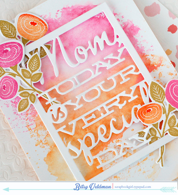stamps: bitty bouquets, tucked in: mother<br />
ink: hibiscus burst, raspberry fizz, simply...