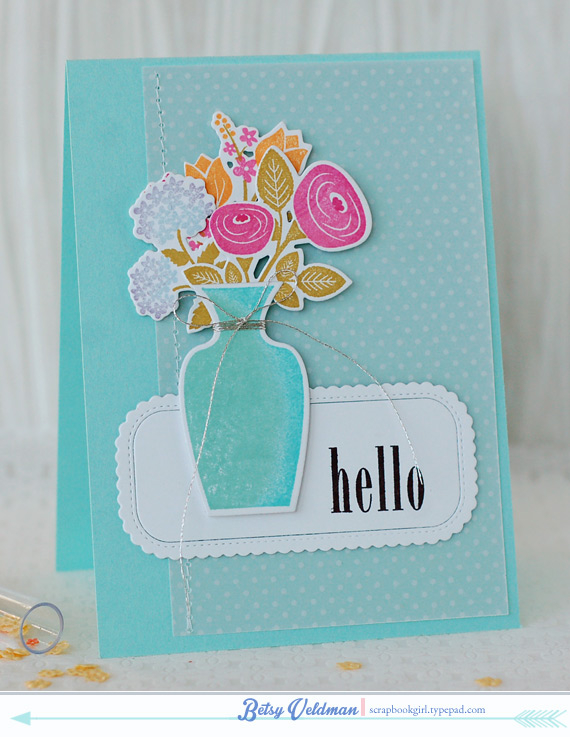 stamps: bitty bouquets, mega gracious vases<br />
ink: raspberry fizz, simply chartreuse,...