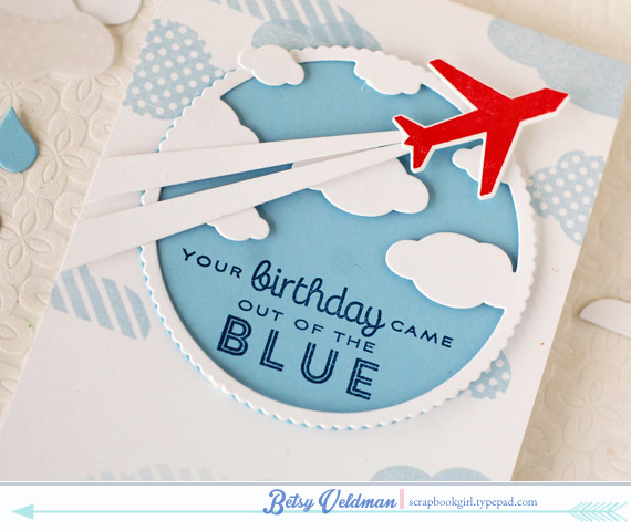 stamps: blue skies<br />
ink: spring rain, pure poppy, enchanted evening<br />
cardstock:...