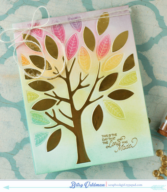 stamps: petite places: church, mighty oak<br />
ink: aqua mist, limeade ice, harvest gold,...