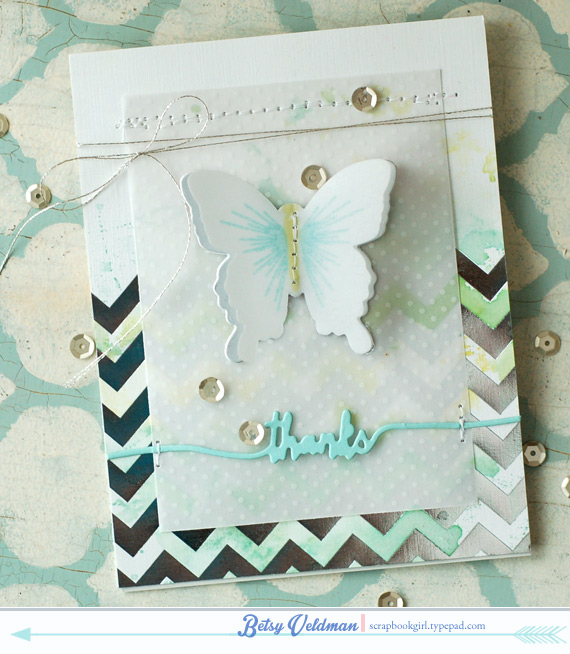stamps: beautiful butterflies layers<br />
ink: limeade ice, aqua mist<br />
cardstock: aqua...