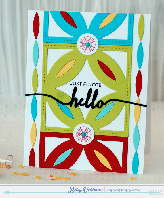 stamps: swoosh, polka dot basics III<br />
ink: true black, pure poppy<br />
cardstock:...