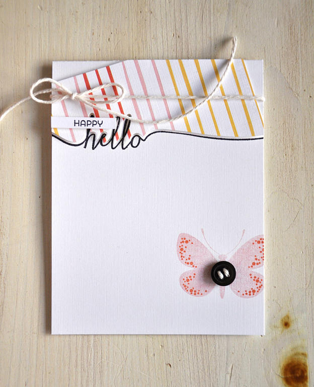 Stamps: Swoosh, Beautiful Butterflies and Beautiful Butterflies Layers<br />
Ink: True Black,...