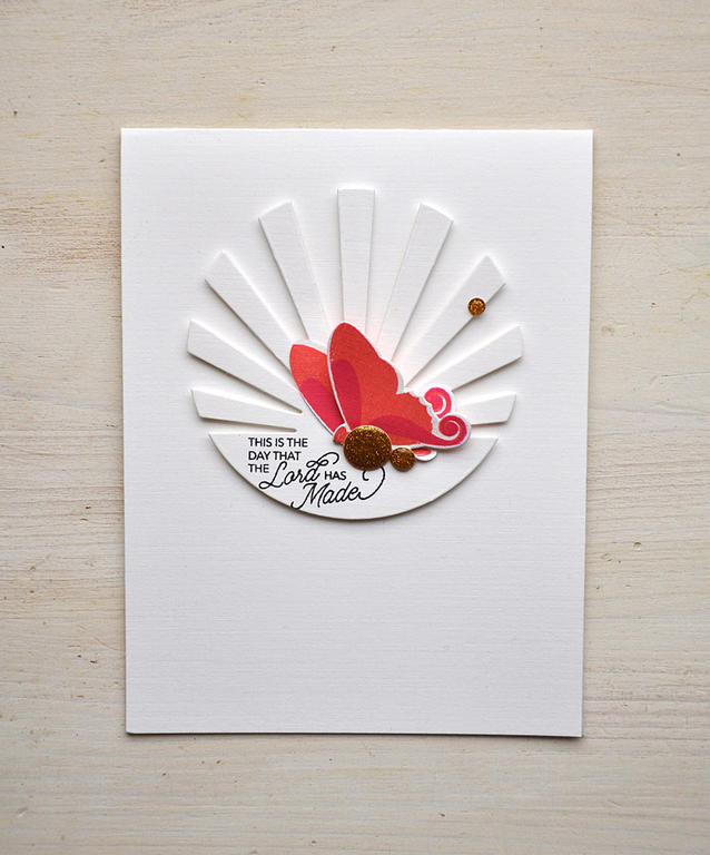 Stamps: Petite Places: Church<br />
Ink: True Black, Berry Sorbet and Raspberry Fizz<br />...