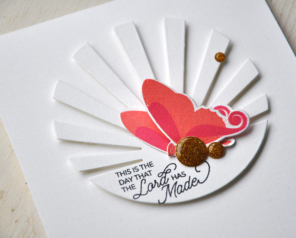 Stamps: Petite Places: Church<br />
Ink: True Black, Berry Sorbet and Raspberry Fizz<br />...